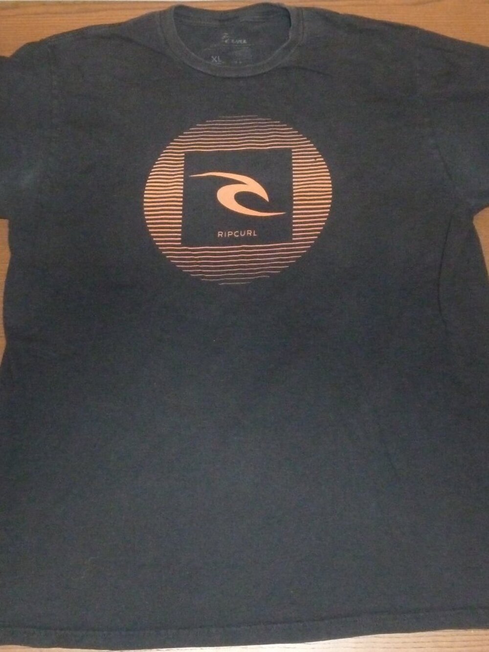 Vintage Rip Curl Mens T Shirt XL Retro Logo Surf Hawaii Graphic Tee